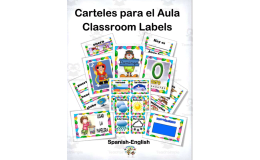 Free Spanish Classroom Posters / Carteles para el Salon de Clases