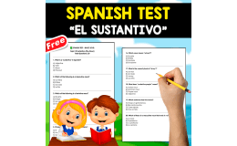 FREE SPANISH GRAMMAR TEST | EL SUSTANTIVO
