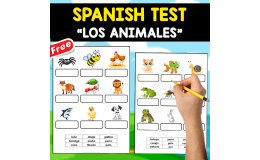 FREE SPANISH TEST | LOS ANIMALES
