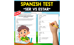 FREE SPANISH TEST | SER Vs ESTAR