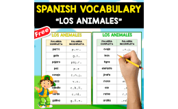 FREE SPANISH TEST | VOCABULARY | LOS ANIMALES