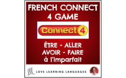 French Connect 4 Game - ÊTRE - ALLER - AVOIR - FAIRE - Imperfect Tense