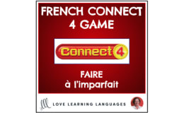 French Connect 4 Game - FAIRE - Imperfect Tense