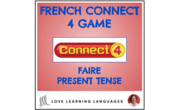 French Connect 4 Game - FAIRE - Present Tense