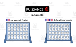 French: Connect4- Family- Speaking Game