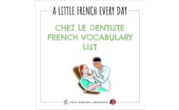 French Dentist Office Vocabulary List - Quizlet Study Set - Distance Learning