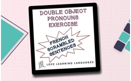 French: Double Object Pronouns Worksheet