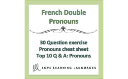 French Double Pronouns Exercise Packet