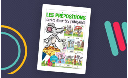 French Flash Cards: Les Prepositions / Prepositions