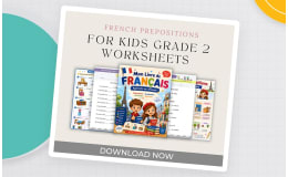French Grammar Worksheet – Grade 2