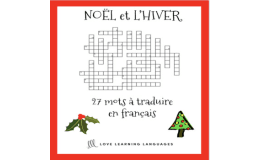 French Noël Mots Croisés - French Christmas Crossword Puzzle