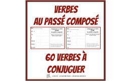 French passé composé - 60 French verbs to conjugate - Distance Learning