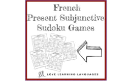 French present subjunctive sudoku games