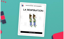 French: Reading comprehension worksheets: La respiration