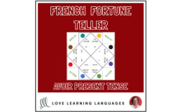 French Verb AVOIR - PRESENT TENSE - Fortune Tellers