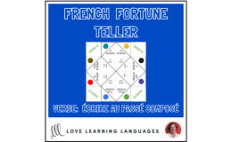 French Verb ÉCRIRE - PASSÉ COMPOSÉ - Fortune Tellers