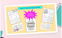 Friendship Passport Booklet