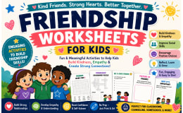 Friendship Worksheets for Kids : Social Emotional Learning Activities