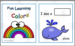 Fun Learning Colors Matching Booklet Pre-K - Kinder - Homeschool
