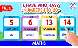 GAME "I HAVE,WHO HAS?" | NUMBERS 1 TO 20