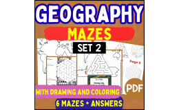 Geography Mazes - Set 2 (PDF)
