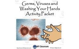 Germs, Viruses and Washing Hands Activity Packet and Worksheets