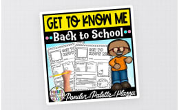 Get to Know Me – First Day of School Pack