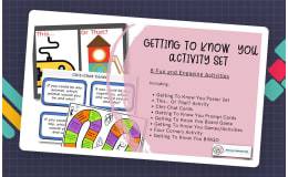 Getting To Know You Activities Pack