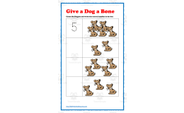 Give a Dog a Bone Math Worksheets