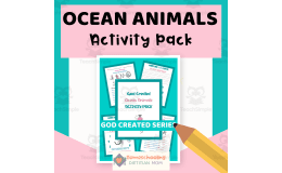 God Created Ocean Animals Activity Pack