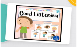 Good Listening – Social Story for Classroom Skills