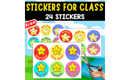 GOOD WORK STICKERS | 4 FREE PAGES