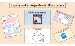 Google Slides Anger SEL Lesson