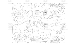 Gorilla Dot-to-Dot PDF