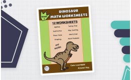 Grade 2 Math Worksheets – Dinosaur-Themed Set