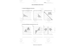 Grade 5 Transformations Review and Test