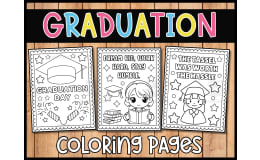 Graduation Coloring Pages | Last Day of School Coloring Sheets