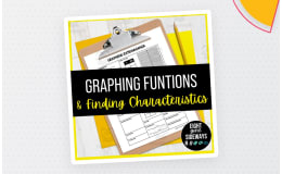 Graphing Functions - Finding Characteristics - Worksheet