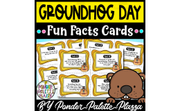 Groundhog Day Fun Facts Cards