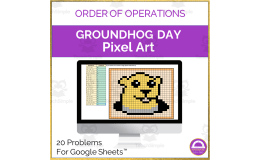 Groundhog Day | Order of Operations Pixel Art
