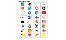 Guess that Logo! - Brands ( French Version)