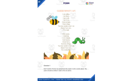 Guess What I Am – Poetry Reading Activity