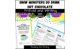Guided Reading Activity Snow Monsters Do Drink Hot Chocolate Trifold
