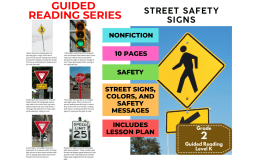 Guided Reading Level K - Street Safety Signs (with Lesson Plan)