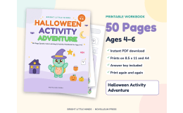 Halloween Activity Pack: Not-Scary Pre-K & Kindergarten Worksheets