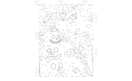 Halloween Extreme Difficulty Dot-to-Dot / Connect the Dots PDF