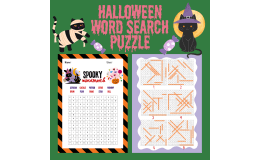 Halloween Word Search Puzzle | Spooky Vocabulary Game