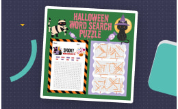 Halloween Word Search Puzzle | Spooky Vocabulary Game