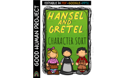 Hansel and Gretel | Character Sort Activity