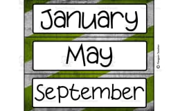 Harry Potter Theme Calendar Pieces